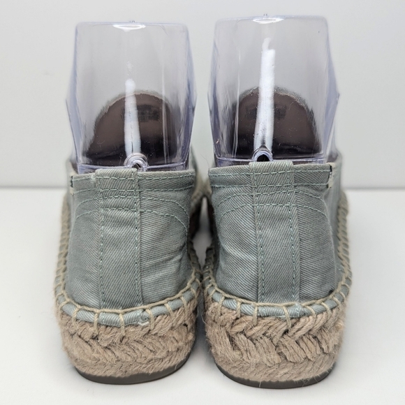 Soludos La Vie En Rose smoking slipper espadrille blue pink size 6.5 - Picture 5 of 7